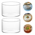 thumbnail image 2 of MasteelfCA 2Pcs Multi-function Dessert Cups Transparent Pudding Cups Glass Ice Cream Cups Dessert Supply, 2 of 9