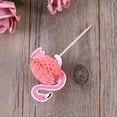 thumbnail image 2 of WHAMVOX Pink 3D Flamingo Cake Toppers for Decoration Creative Paper Picks for Tropical Summer Parties 5.5 Inches, 2 of 8