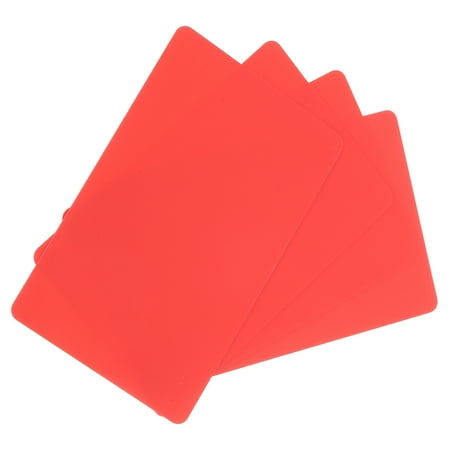 100Pack Blank Cards 20mil Blank Credit Cards Plastic Cards Red