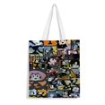 thumbnail image 1 of Felix Aesthetic: The Cat Bolso de tela con estampado de lienzo para mujer, bolsa de compras reutilizable y estética, con cremallera interior, regalo para mujer,40*45cm., 1 of 6