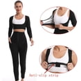 thumbnail image 1 of Ropa interior deportiva que soporta el pecho para mujer, transpirable, con realce de pecho y escote, antideslizante, de manga corta, 1 of 1