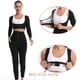 thumbnail image 1 of Ropa interior deportiva que soporta el pecho para mujer, transpirable, con realce de pecho y escote, antideslizante, de manga corta, 1 of 1