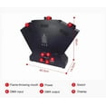 thumbnail image 5 of 3 Heads Flame DMX Fire Projector Machine for Stage Lighting Effects Dj Equipment, 5 of 8