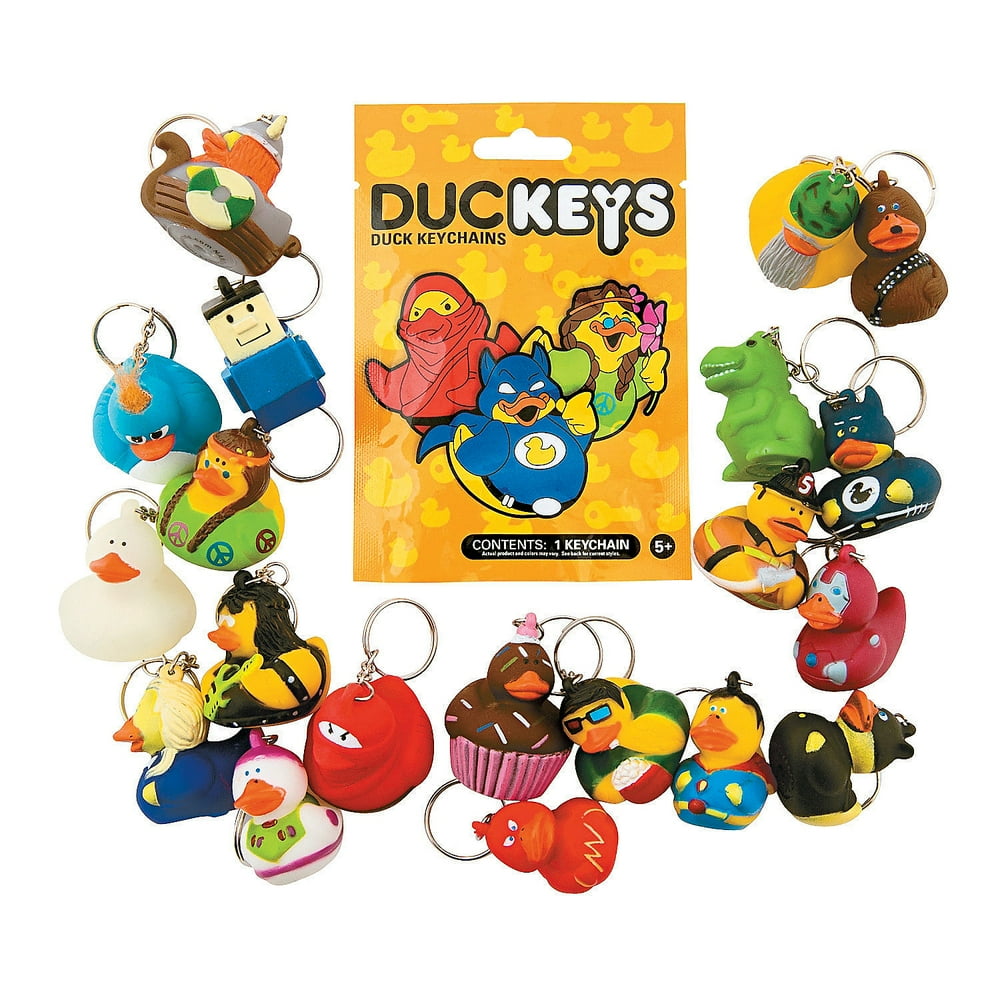 Duckeys Keychain Blind Bags Party Favors 24 Pieces