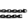 thumbnail image 2 of Titanium Kay Black Tungsten Carbide Men's Wheat High Polish Finish Link Necklace Chain 16", 2 of 4