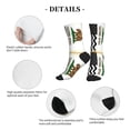 thumbnail image 5 of Women's Men's California America Flags Colorful Novelty Pattern Crew Athletic Socks, 5 of 7