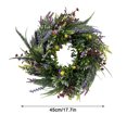 thumbnail image 3 of cpengpj Clearance Spring Wreaths For Front Door Outside Welcome Summer Flower Plant Immortal Flower, 3 of 6