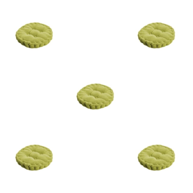 Toystoory Almohadillas redondas de pana para silla Cojín de asiento cálido de color sólido Cojín para sillas de comedor Almohadilla para Type2 NO2