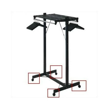 Magnuson Group Set of 2.5'' Casters for use with 5' Wide DS Floor Racks
