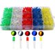 thumbnail image 1 of 500pcs x 5mm LED Light Emitting Diode, Diffused 2pin Round Color White/Red/Yellow/Green/Blue Kit Box (5 Colors x 100pcs).., 1 of 3