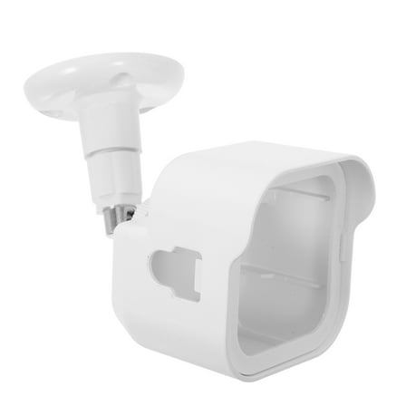 AURARMLET White Plastic Weatherproof Rain Cover for Outdoor Security Cameras with Protective Housing and Mounting Bracket