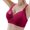Red, variant on Lixiuxyad Low Back Bra Women's Push Up Wireless Bra Comfort Support No Underwire Bras Comfortable Wire Bralette Everyday Underwear