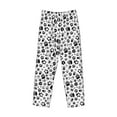 thumbnail image 4 of Xecao Black Footprints Men's Straight Lounge Pajama Pants: The Ultimate in Comfortable Sleepwear, 4 of 9