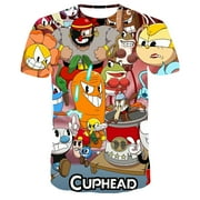 Cuphead Merch T-Shirt Summer For Women/Men Short Sleeve TShirt Casual Tee Streetwear Top
