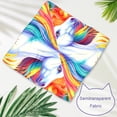 thumbnail image 3 of Unicorn Pack of Two Breathable Chiffon Yarn Dog Bandanas, Set of 2 Lightweight Pet Collars for Small and Medium Dogs, 16x16x22.8in and 20.9x20.9x30in Sizes, 3 of 5