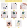 thumbnail image 4 of DIY String Art Kit for Beginner Pineapple DIY Kit for Adults Teens Kids Pineapple String Craft for Girls and Boys Craft Gift Nursery Wall Art, 4 of 5