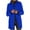 Dark Blue, variant on Hfyihgf Autumn Trench Coat for Women Elegant Slim Peacoat Turndown Collar Long Sleeve Button-Down Solid Outerwear Black L