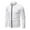 C-White12, variant on DHFJKG Men's Lightweight Jackets Light Warm Full Zip Up Slim Fit Stand Collar Cotton Blend Coat Solid Color Business Work Casual Dress Comfort Outerwear