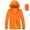 Orange, variant on Sentmoon Rain Gear with Hood Long Sleeve Ponchos Solid Color Lightweight Waterproof with zipper Men Rain Jacket for Hiking ,Camping, Travel Mint Green S