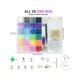 thumbnail image 3 of 1Box/6000 Pcs Clay Beads for Bracelet Making, 24 Colors Flat Round Polymer Clay Beads 6mm Spacer Heishi Beads with Pendant Charms Kit and Elastic Strings for Jewelry Making Kit Bracelets Necklace For, 3 of 5