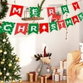 thumbnail image 5 of chaungfeng 118 Inches Merry Christmas Banner, Paper Christmas Party Decorations with String Festival Atmosphere Banner for Fireplace, Chimney, Wall, Tree, 5 of 6