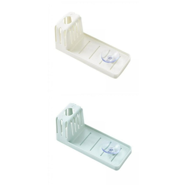 Soporte multiusos Macarena para fregadero de 2 piezas blanco