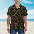 thumbnail image 2 of Disketp Bamboo Hawaiian Shirts for Men,Mens Casual Short Sleeve Button Down Shirts Beach Shirt,X-Large, 2 of 7