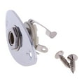 thumbnail image 3 of Milaget Guitar Oval Jack Plate & 1/4" Input Socket w/ Screws for ST Sq, 3 of 9