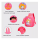 thumbnail image 5 of Mochila Impermeable Para Estudiantes De Escuela rojo, 5 of 5