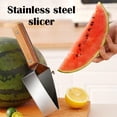 thumbnail image 2 of Watermelon Slicer Stainless Steel Multi-function Watermelon Cutter Slicer Tool Portable Cantaloupe Melon Fruit Cutter Quickly Cutting Kitchen Gadget for Summer Party Home Camping BBQ Picnic, 2 of 4