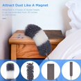 thumbnail image 6 of Dusters for Cleaning, Retractable Microfiber Gap Dust Cleaner with Extension Pole 30'' to 100'', Reusable Bendable Long Handle Feather Duster Kit for Cleaning High Ceiling Fan, Furniture, Blinds, Car, 6 of 7