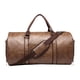 thumbnail image 4 of Bolsa de lona multifunción para hombres, bolsa de viaje para traje, viaje de mochilero Marrón, 4 of 8