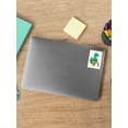 thumbnail image 2 of Image Conscious Dinosaur With Puppies Sticker -Jay Fleck Designs, Vinyl Sticker, 2 of 3