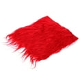 thumbnail image 3 of Uxcell Plush Faux Fur Fabric Square, 10" x 10" Fluffy Faux Fur Patches Cuts, Red, 3 of 6