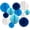 White, Sky Blue, Dark Blue, Royal Blue, variant on 12Pcs Paper Honeycomb Balls Decorations Hanging Tissue Paper Pom Poms Honeycomb 6'' 8'' 10'' Flower Balls for Birthday Wedding Baby Shower Engagement Room Home Holidays Party Décor (White, Blue)