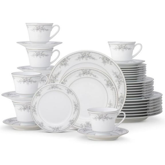 Noritake Sweet Leilani 40 Piece Dinner Set Service for 8 Fine Porcelain