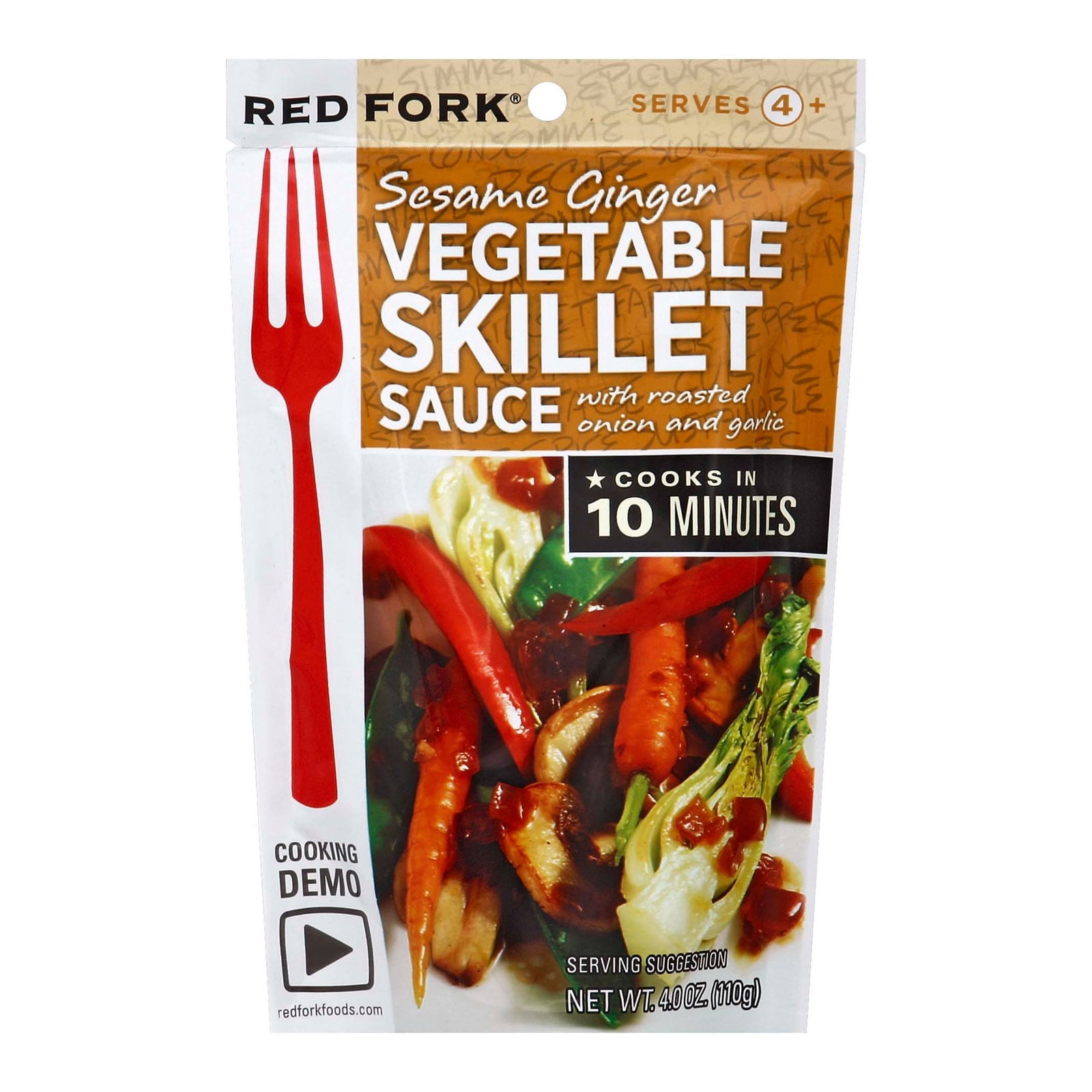 Red Fork Seasoning Sauce Vegetable Skillet Case of 8 4 oz