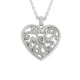thumbnail image 1 of Hueco Colr de Rhinestone Natirtal Cadena de Cristal étet Sunnimix Collar con colgante de corazón, 1 of 7