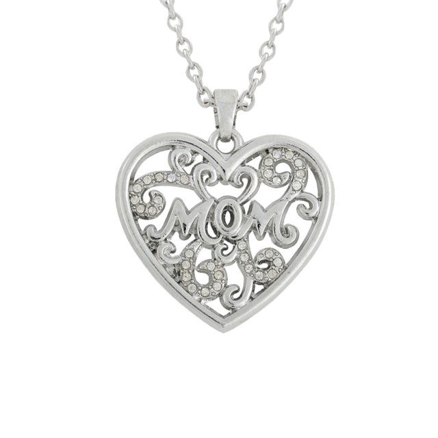 Hueco Colr de Rhinestone Natirtal Cadena de Cristal étet Sunnimix Collar con colgante de corazón