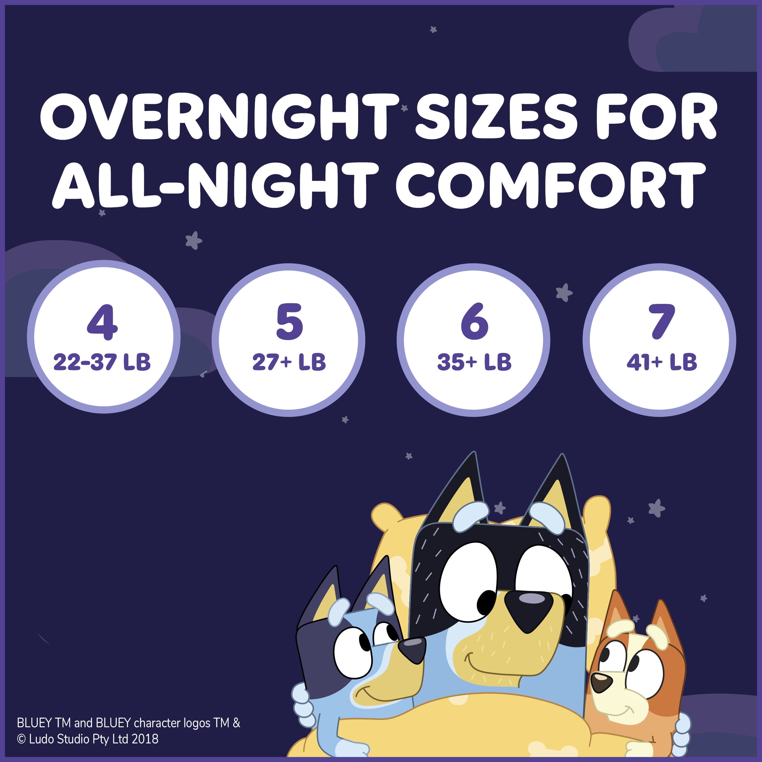Luvs Platinum Protection Sleepy Nights Baby Diapers, Size 7, 44 Count (Select for More Options)