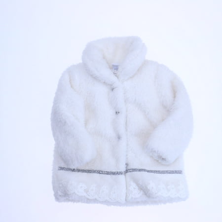 

Pre-owned Nannette Baby Girls Off-White Jacket size: 12 Months
