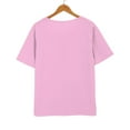 thumbnail image 7 of yunLCZ Basic Women's Tees Everyday Low Price Women's Fashion Casual Solid Color Button Short Sleeve Top T Shirt workout form-fitting T-shirts women, 7 of 7