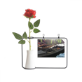 thumbnail image 1 of Willow y proa Botella de decoración de jarrones colgantes de flores rosas artificiales, 1 of 3