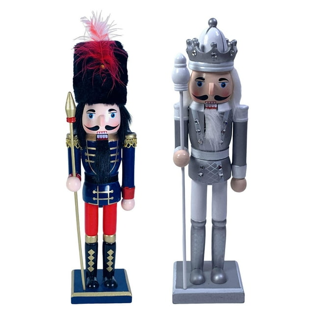 2 figuras de cascanueces decorativas para chimenea de exterior. Estilo H