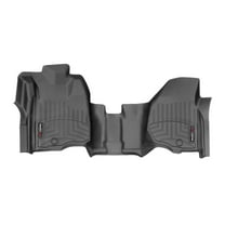 WeatherTech Custom Fit FloorLiners compatible with 2012-2016 Ford Super Duty - 1st Row - Over The Hump, Black
