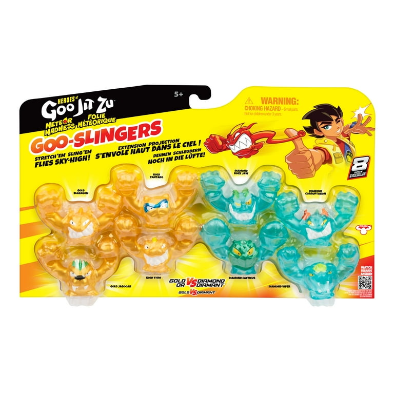 Heroes of Goo Jit Zu Meteor Madness Goo Slingers 8pk - Walmart.com