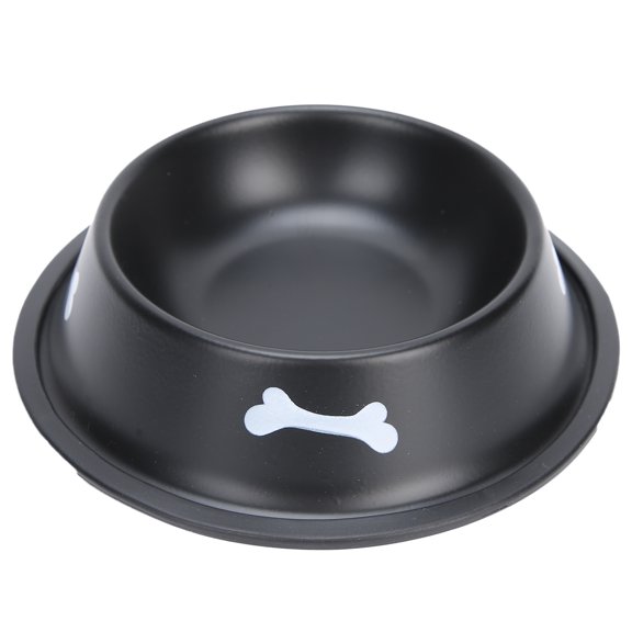 Pet Food Bowl, Non-slip Pet Bowl Dog Food Bowl For Feeding Food Black