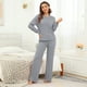 thumbnail image 2 of Tops Pantalones Ropa De Dormir, Conjunto De Pijamas para Mujer Ropa De Dormir Informal Suave Conjunto De Pijamas para Mujer Solución Innovadora, 2 of 7
