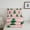 Green Pink, variant on jejeloiu Chic Christmas Truck Queen Comforter Set,Merry Xmas Gifts Bedding Sets,Cute Snowmen Cookie Bedding Comforter Set For Girls Child,Microfiber Bedroom Decor Reversible,3 Pieces