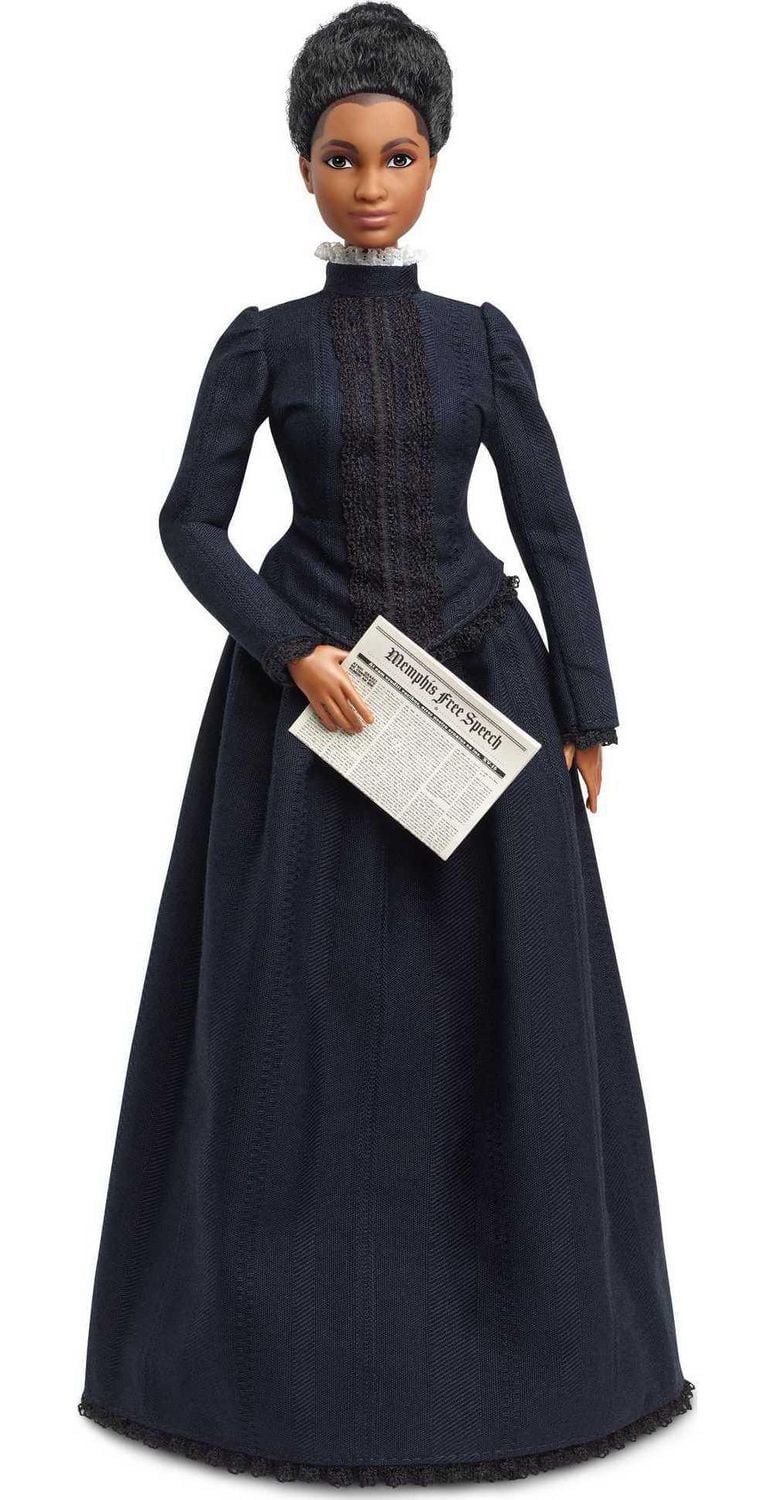 Ida B. Wells Barbie Inspiring Women Doll with Newspaper Accessory